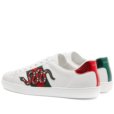 gucci ace shoe snake|Gucci ace embroidered sneaker dragon.